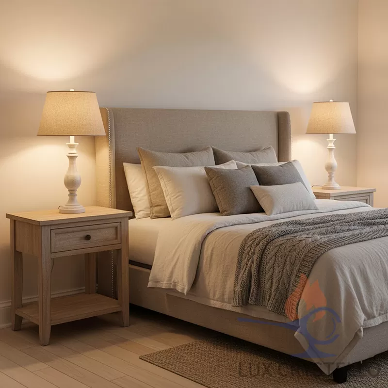 rustic table lamps set of 2