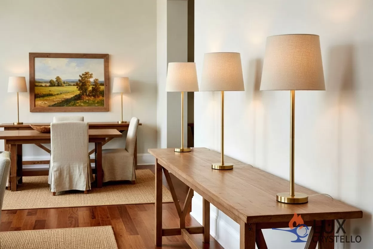 french country lamps for buffet