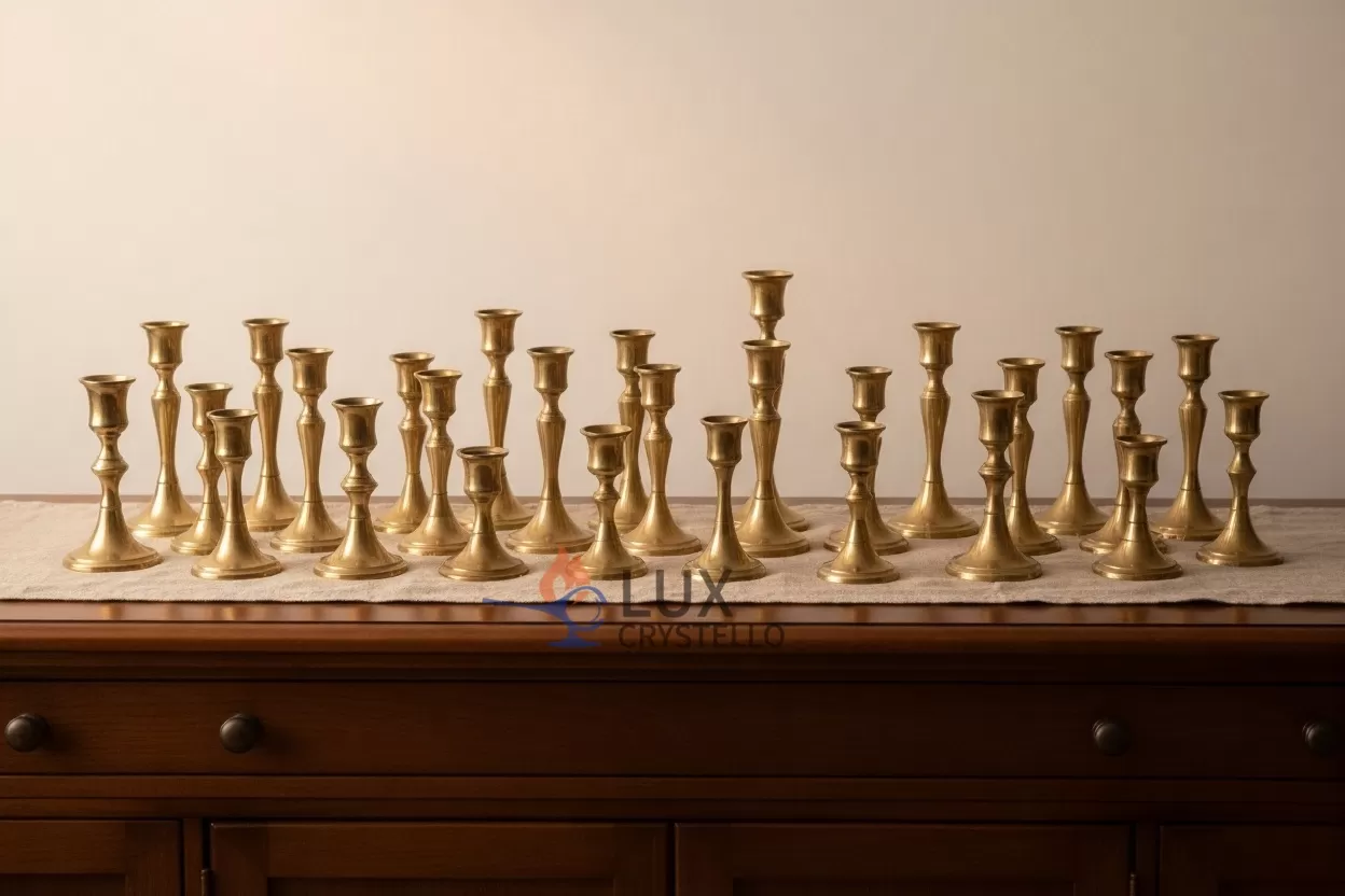 brass candlesticks vintage