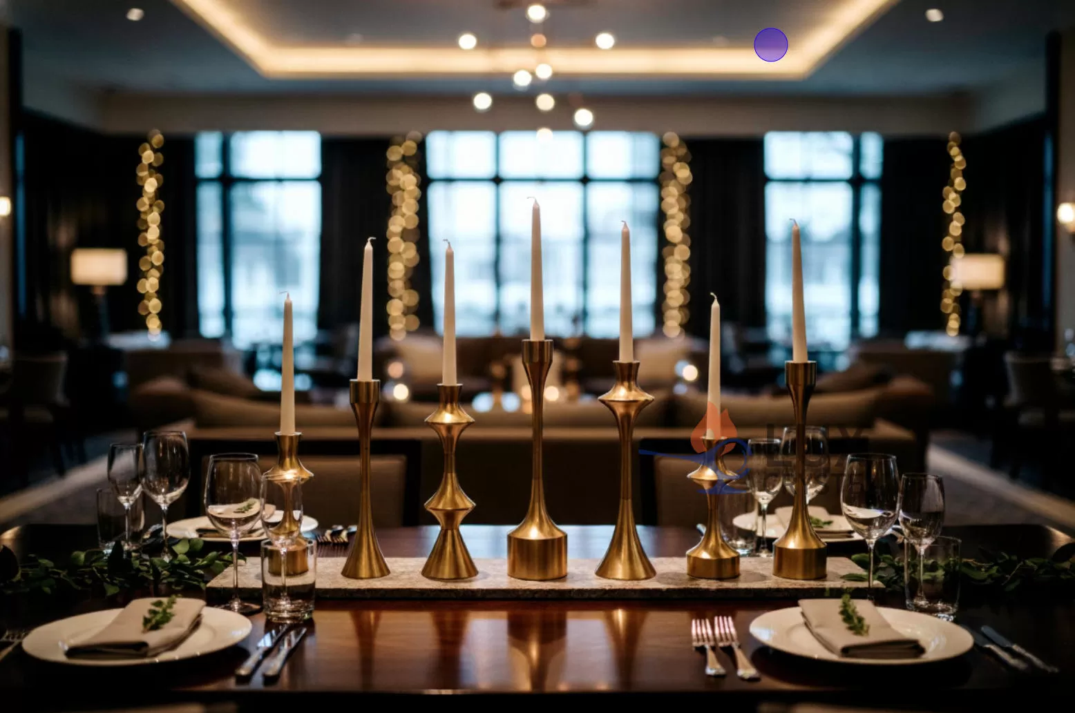 brass candle holders for taper candlesticks