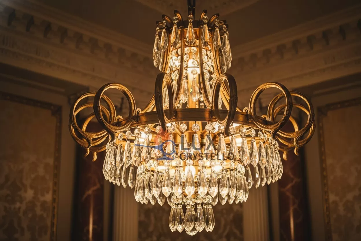 luxury brass chandelier lighting