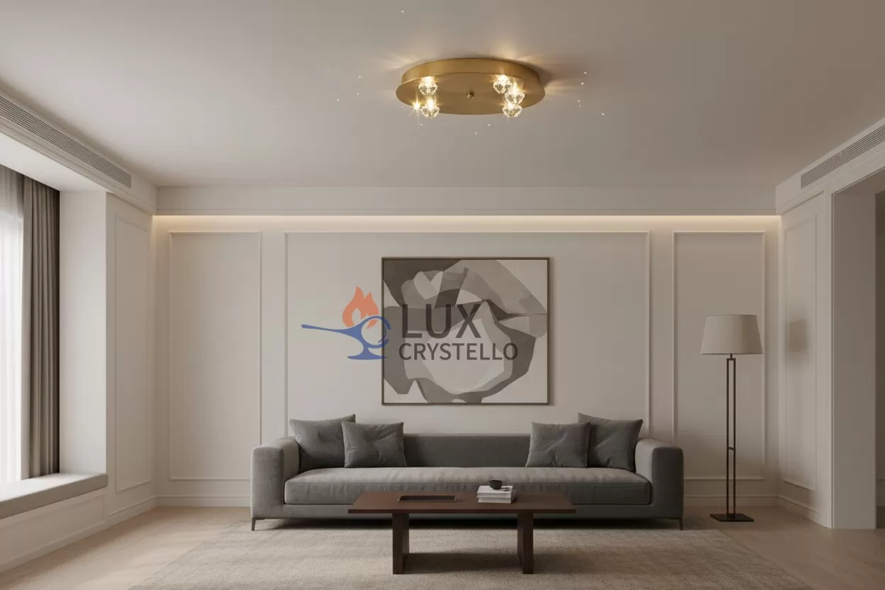 brass lights ceiling