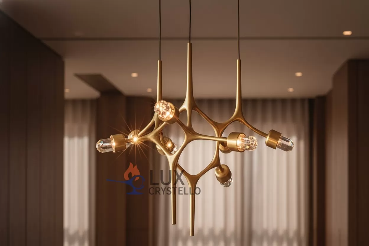 custom brass pendant light