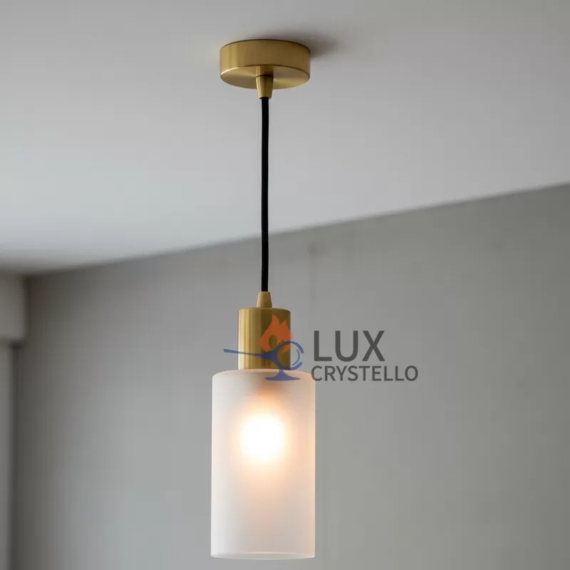 custom glass pendant light