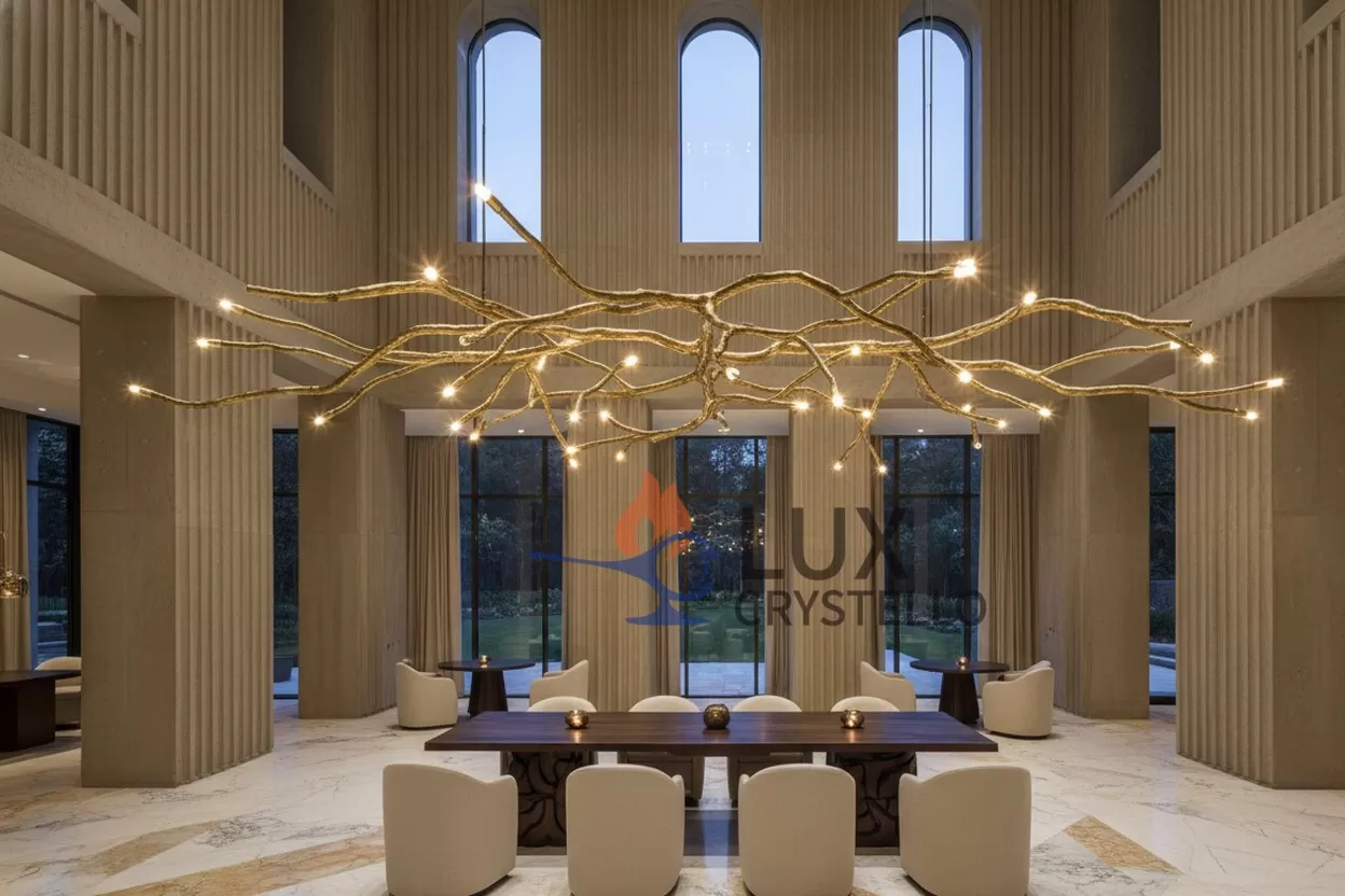 brass branch chandelier