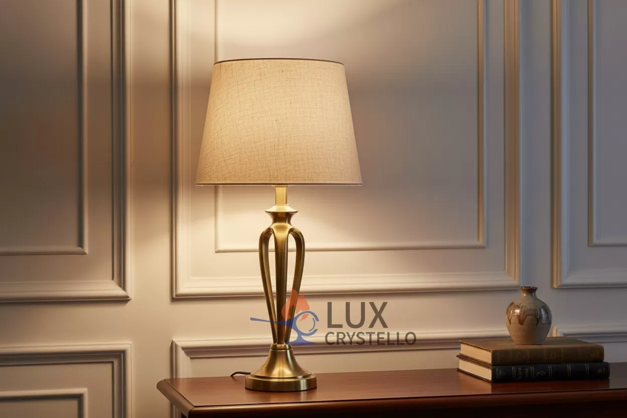 brass accent table lamp