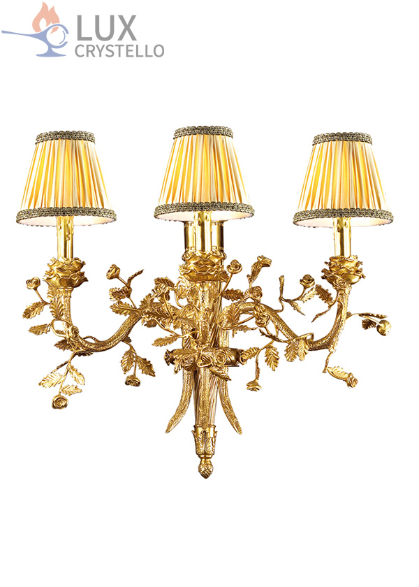 french style Brass wall lamps manufacturer-MB1324-3 french style Brass wall lamps manufacturer-MB1324-3