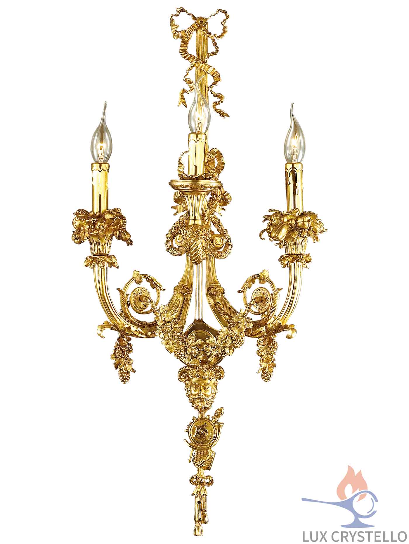 french style Brass wall lamps manufacturer-MB1525-3