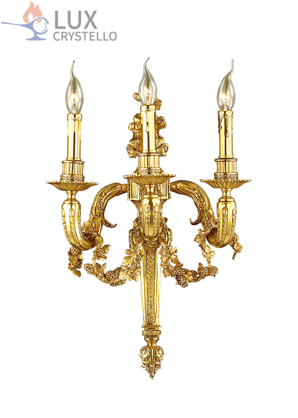 french style Brass wall lamps manufacturer-MB1533-3