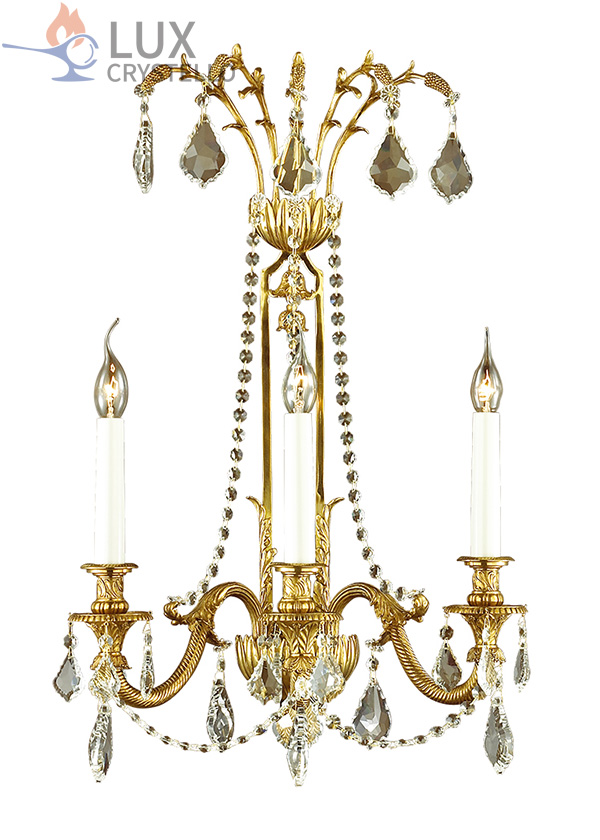french style Brass wall lamps manufacturer-MB1569-3