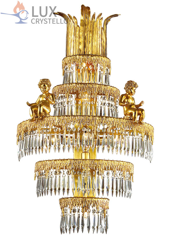 french style Brass wall lamps manufacturer-MB1584-7