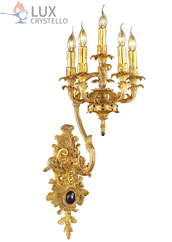 french style Brass wall lamps manufacturer-MB1668-5+1 french style Brass wall lamps manufacturer-MB1668-5+1