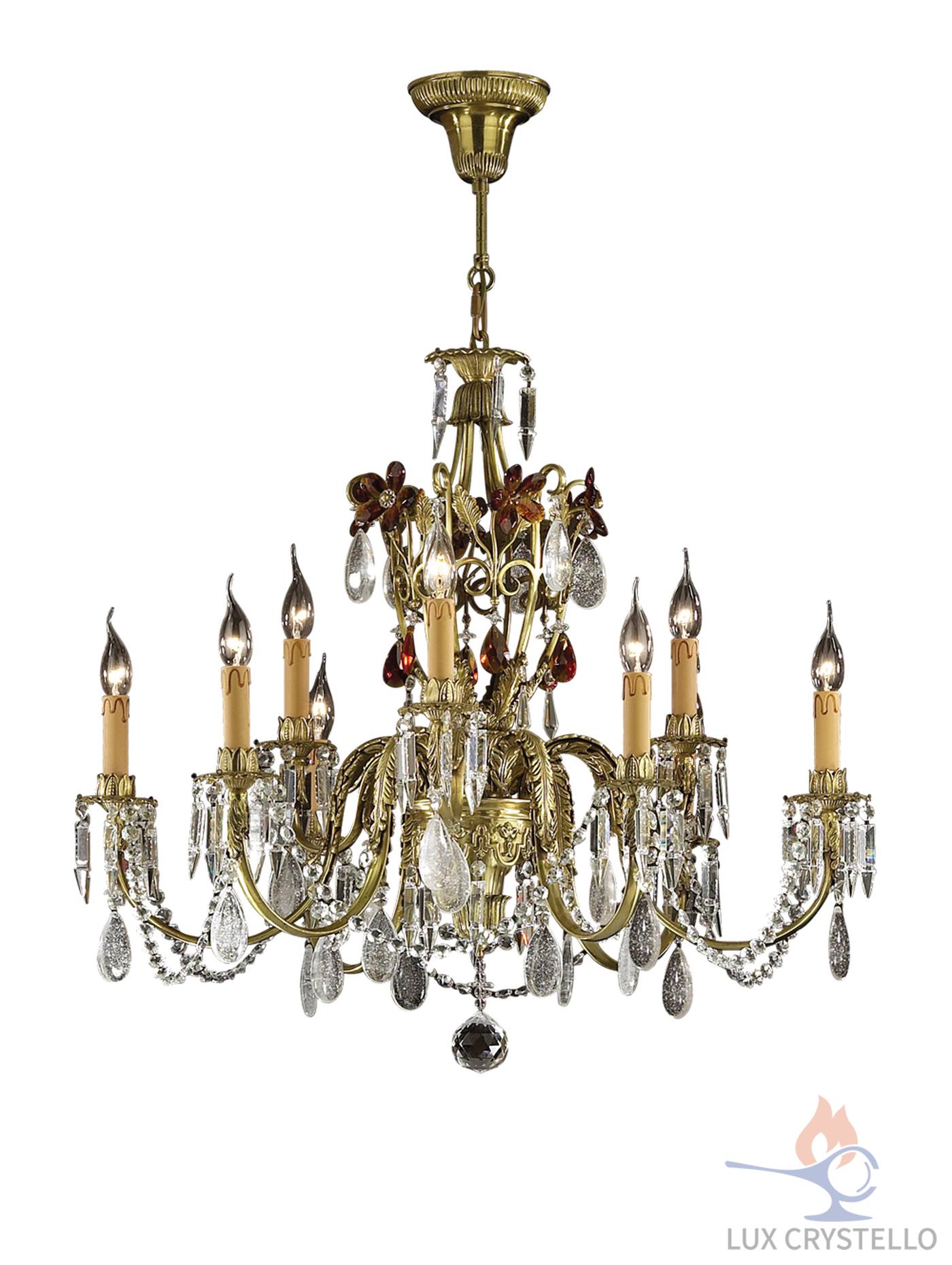 french style Brass chandelier manufacturer-MD0745-6+3