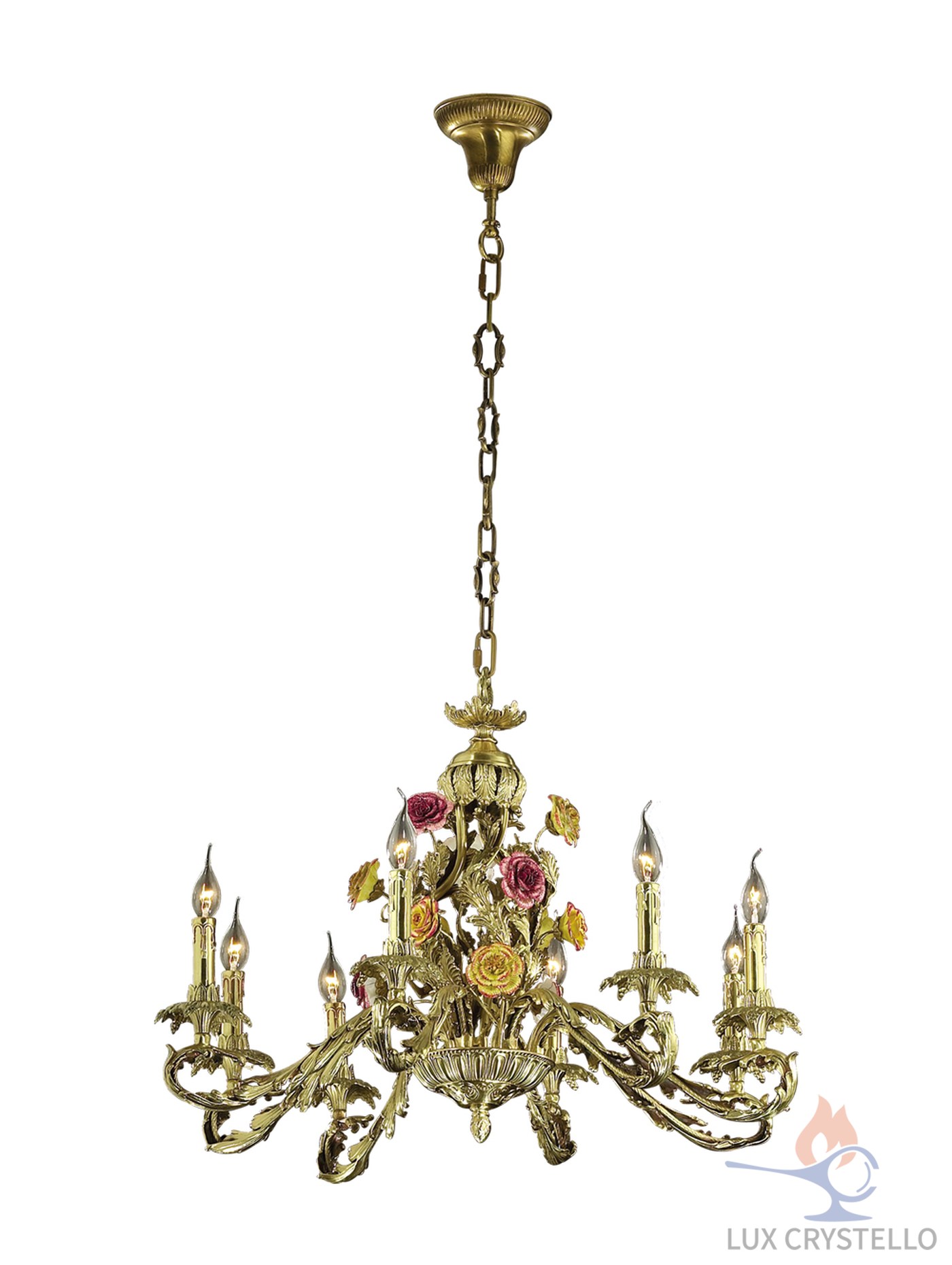 french style Brass chandelier manufacturer-MD1014-8 D84xH64CM