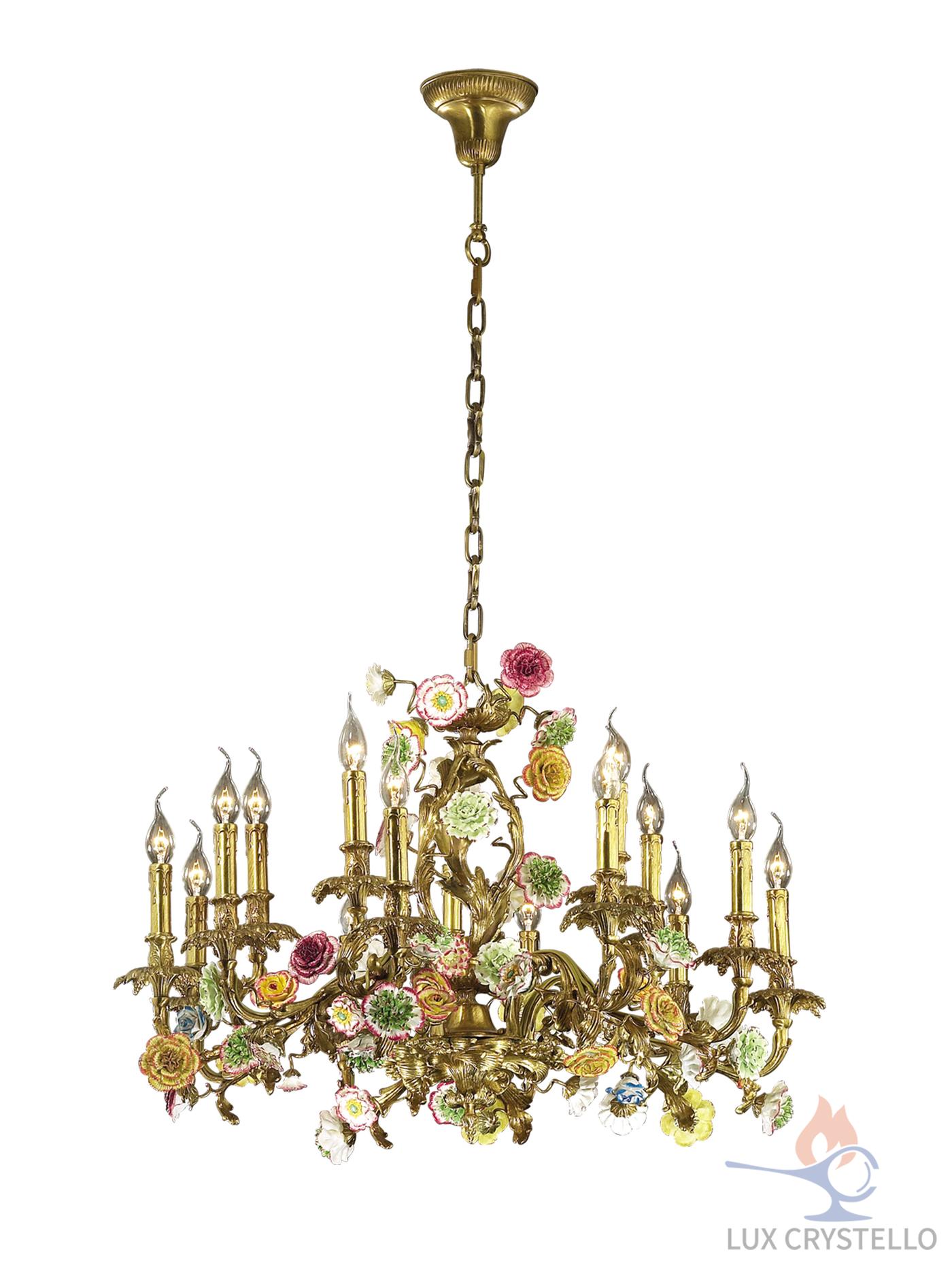 french style Brass chandeliers manufacturer-MD1017-15
