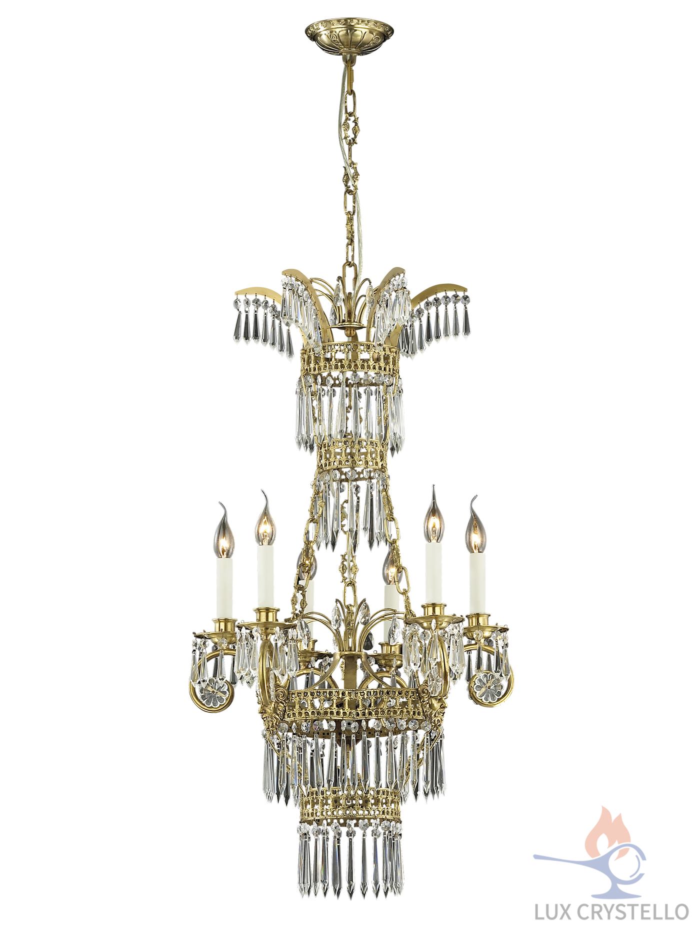 french style Brass chandeliers manufacturer-MD1026-6