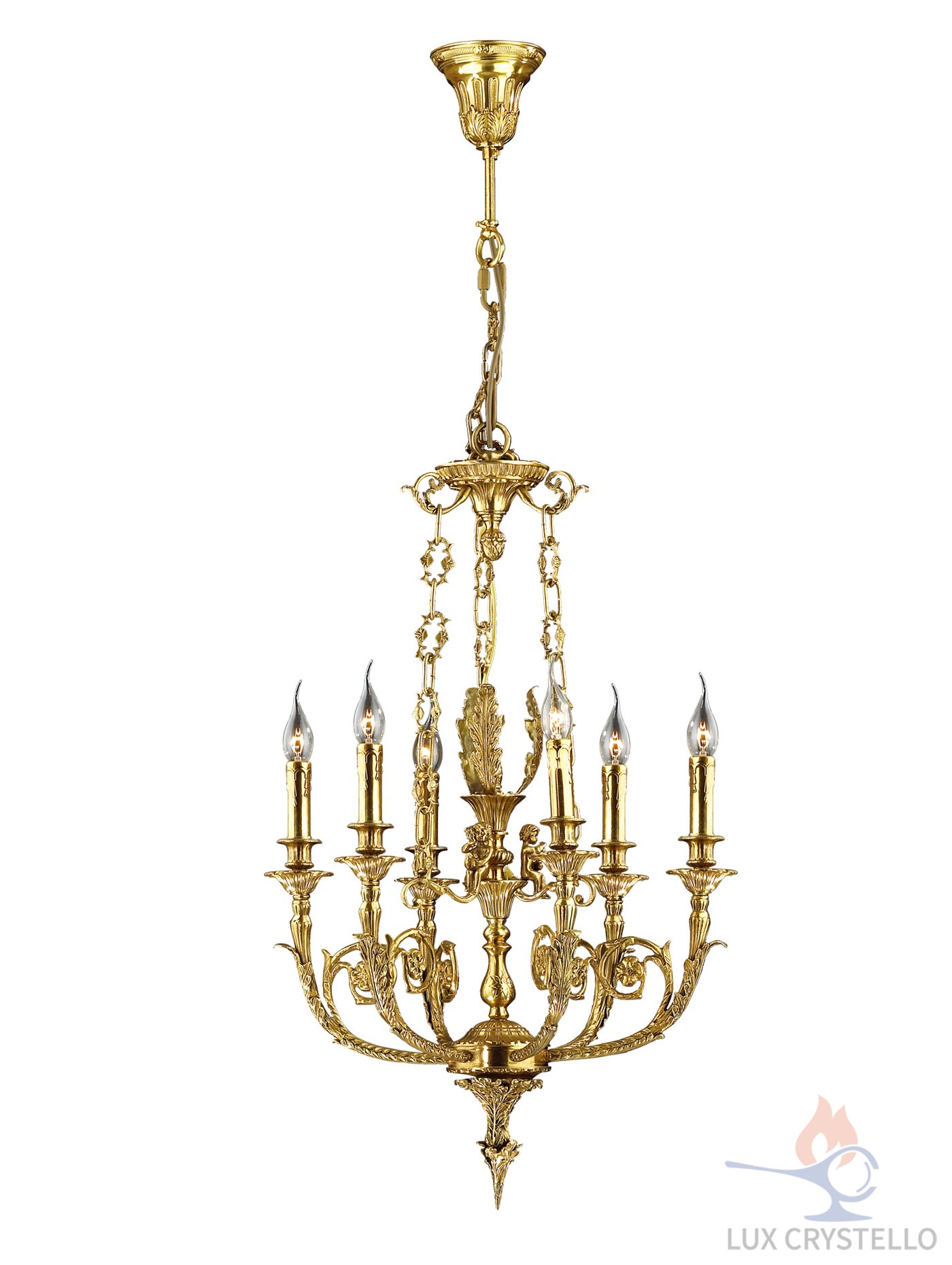 french style Brass chandeliers manufacturer-MD1112-6