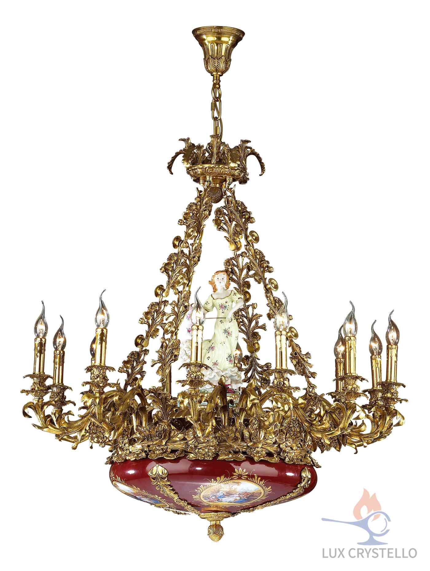 french style Brass chandeliers manufacturer-MD1171-12