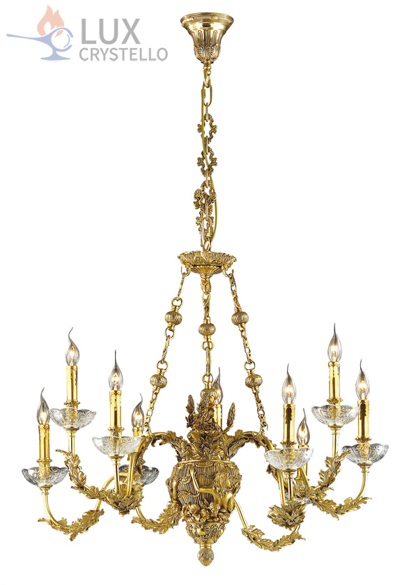 french style Brass chandeliers manufacturer-MD1209-6+3