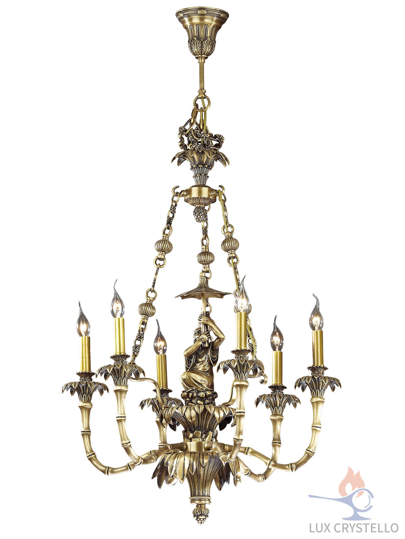 french style Brass chandeliers manufacturer-MD1213-6