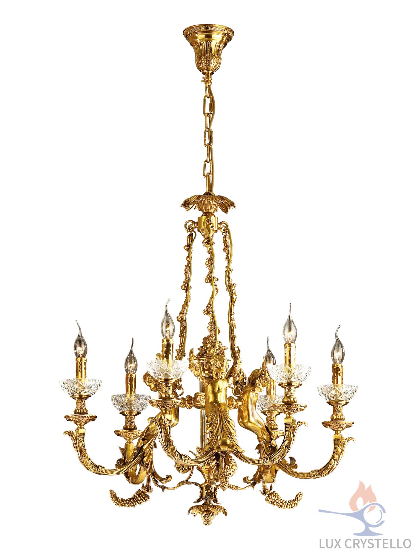 french style Brass chandeliers manufacturer-MD1230-6