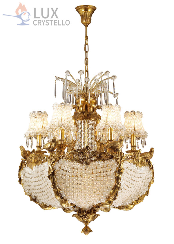 french style Brass chandeliers manufacturer-MD1242-6+3 french style Brass chandeliers manufacturer-MD1242-6+3