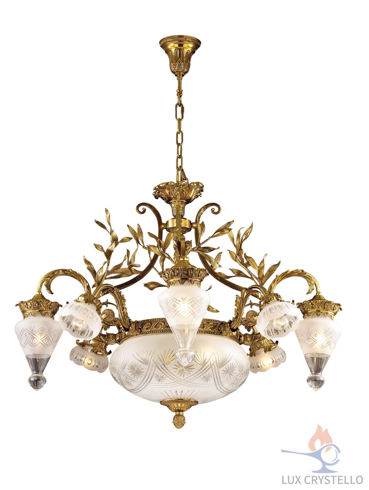 french style Brass chandeliers manufacturer-MD1256-4+4+2