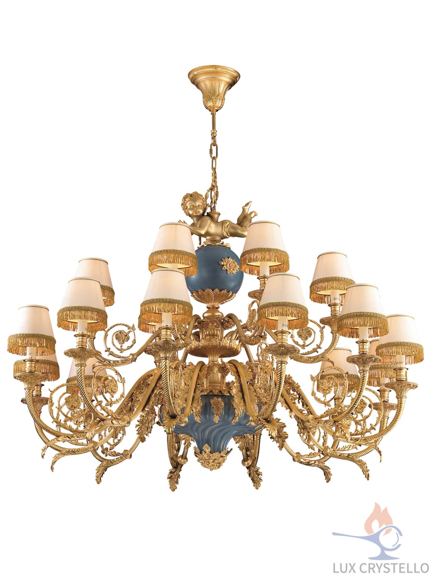 french style Brass chandeliers manufacturer-MD1293-12+6