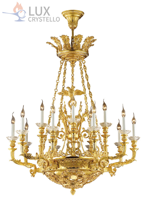 french style Brass chandeliers manufacturer-MD1319-10+5A