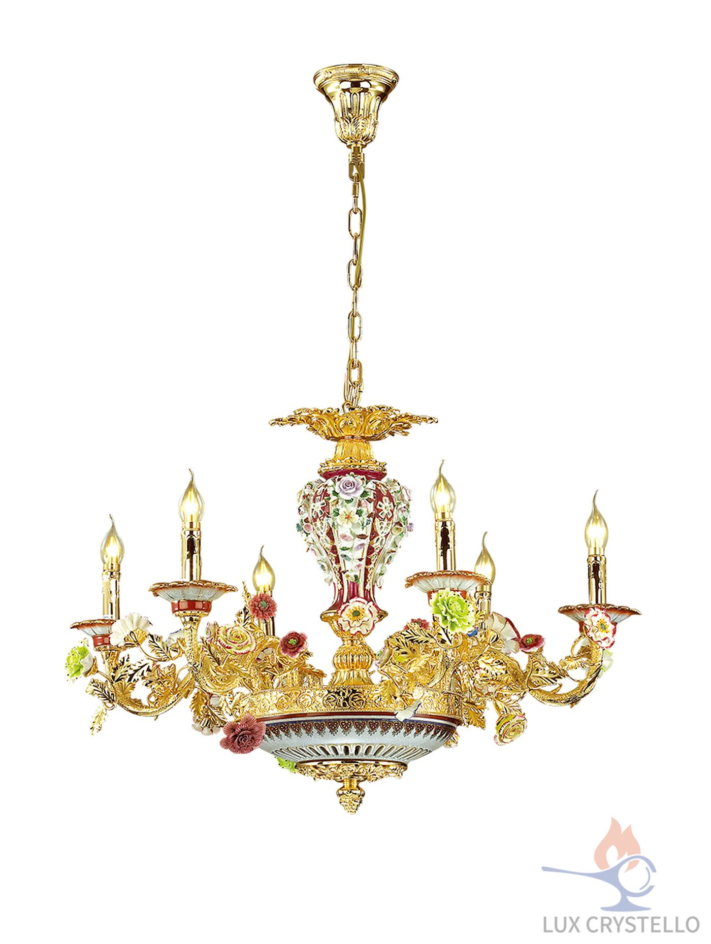 french style Brass chandeliers manufacturer-MD1329-6