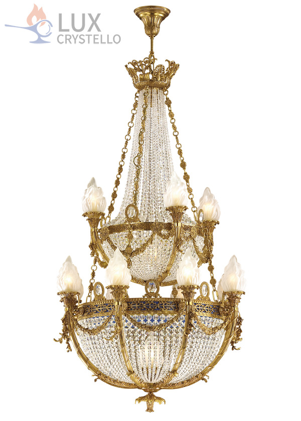 french style Brass chandeliers manufacturer-MD1337-8+4+2