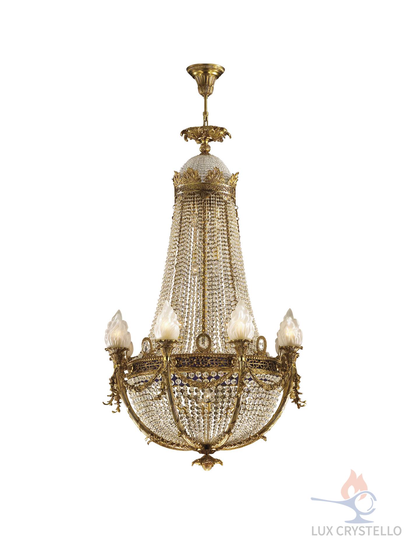 french style Brass chandeliers manufacturer-MD1337-8+4+4+4