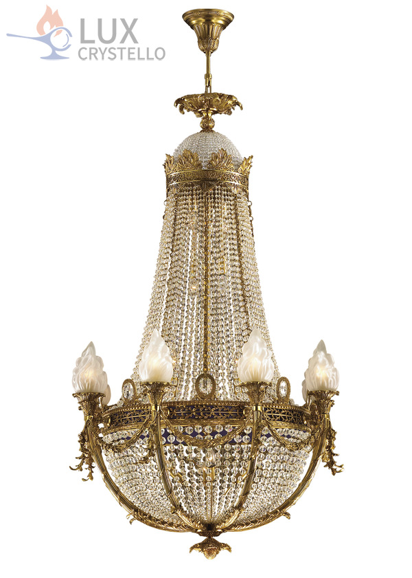 french style Brass chandeliers manufacturer-MD1337-8+4+4+4