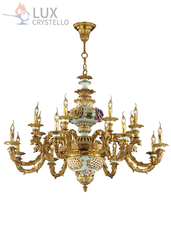 french style Brass chandeliers manufacturer-MD1344-8+8