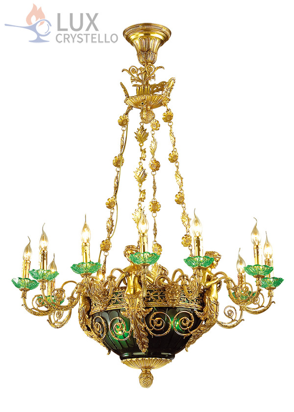 french style Brass chandeliers manufacturer-MD1406-12+2