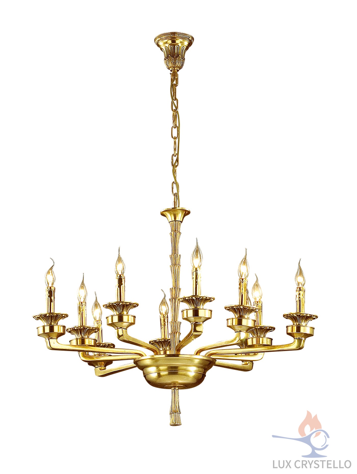french style Brass chandeliers manufacturer-MD1424-5+5