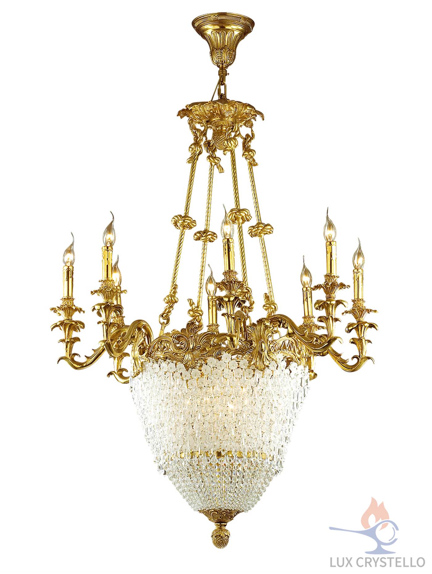 french style Brass chandeliers manufacturer-MD1431-8+4