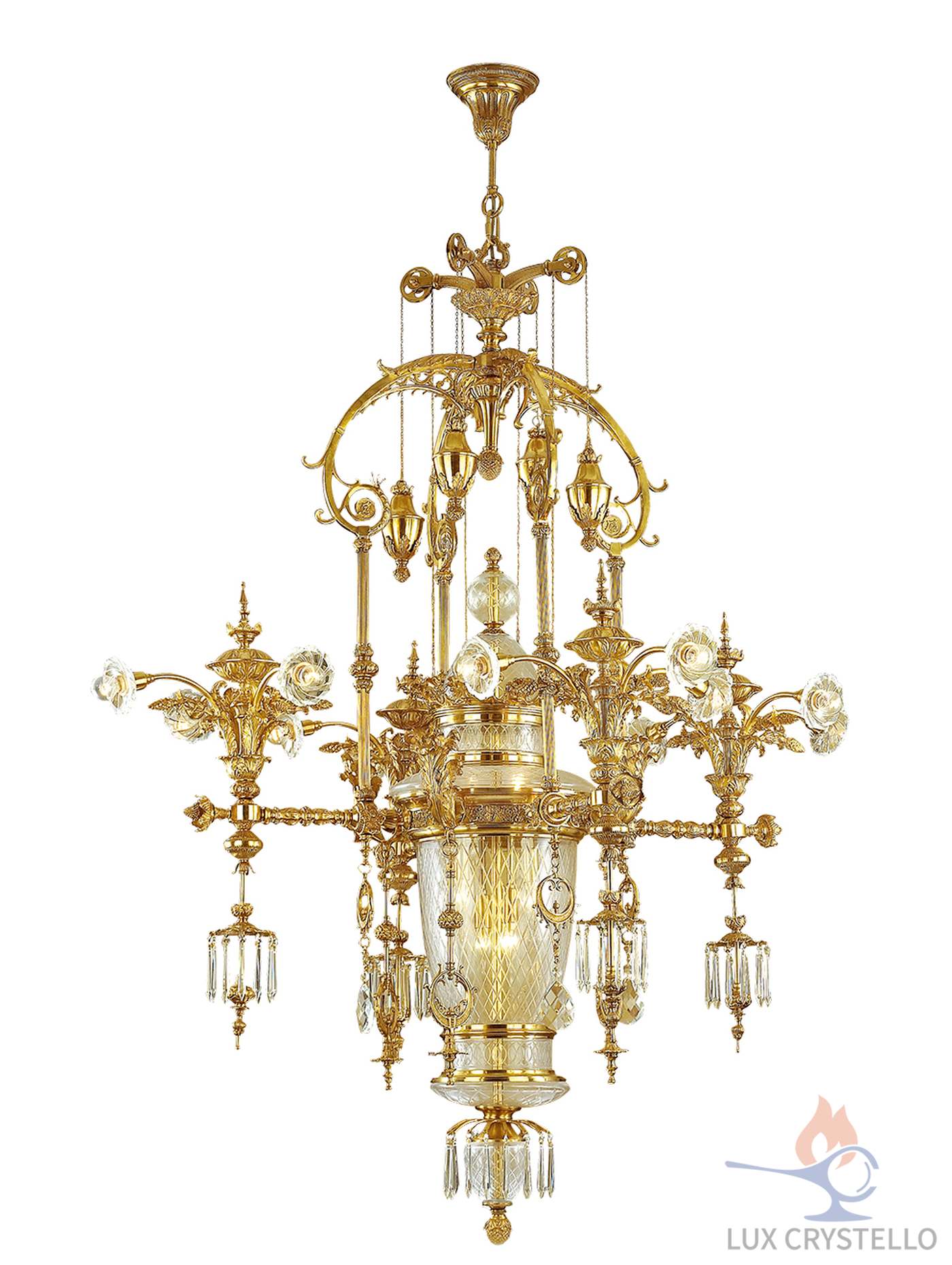 french style Brass chandeliers manufacturer-MD1510-12+4