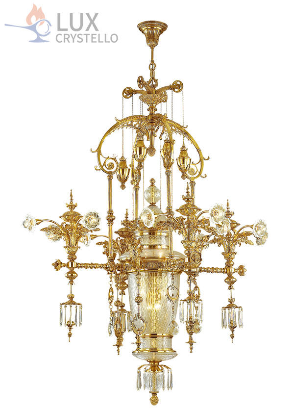french style Brass chandeliers manufacturer-MD1510-12+4