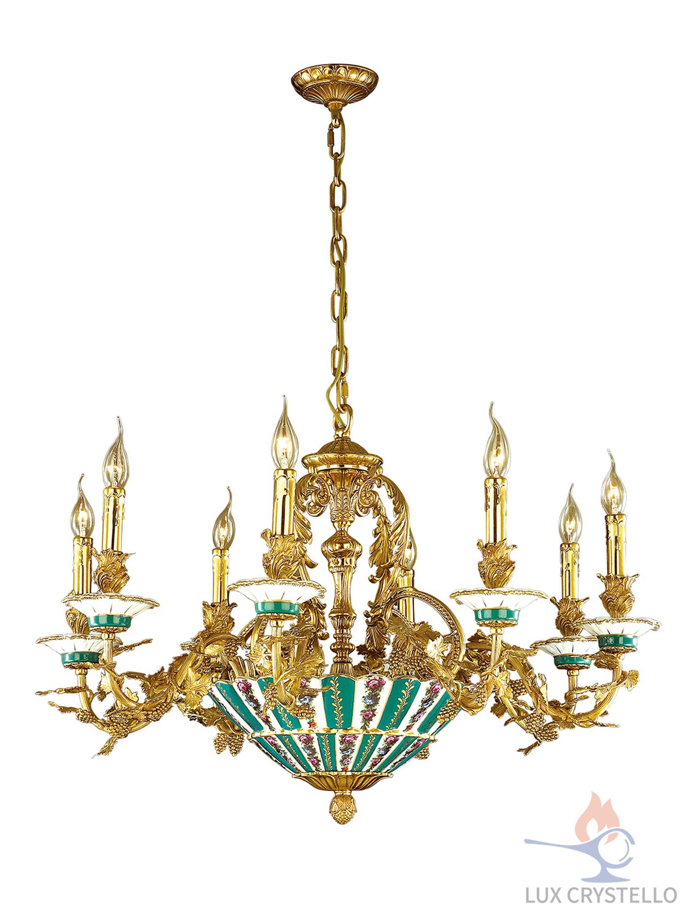 french style Brass chandeliers manufacturer-MD1517-8B