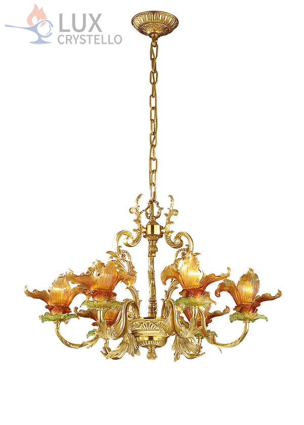 french style Brass chandeliers manufacturer-MD1530-6A french style Brass chandeliers manufacturer-MD1530-6A