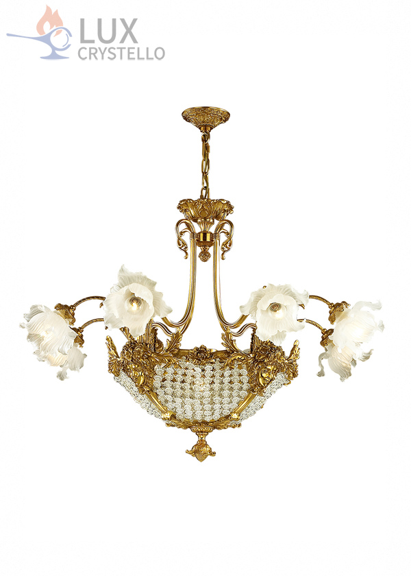 french style Brass chandeliers manufacturer-MD1570-8+4