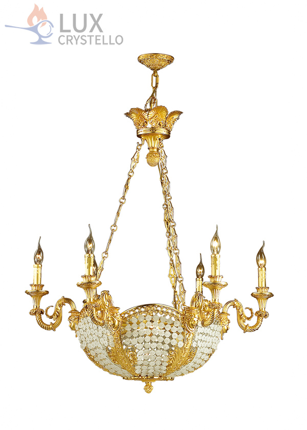 french style Brass chandeliers manufacturer-MD1583-6+3A french style Brass chandeliers manufacturer-MD1583-6+3A