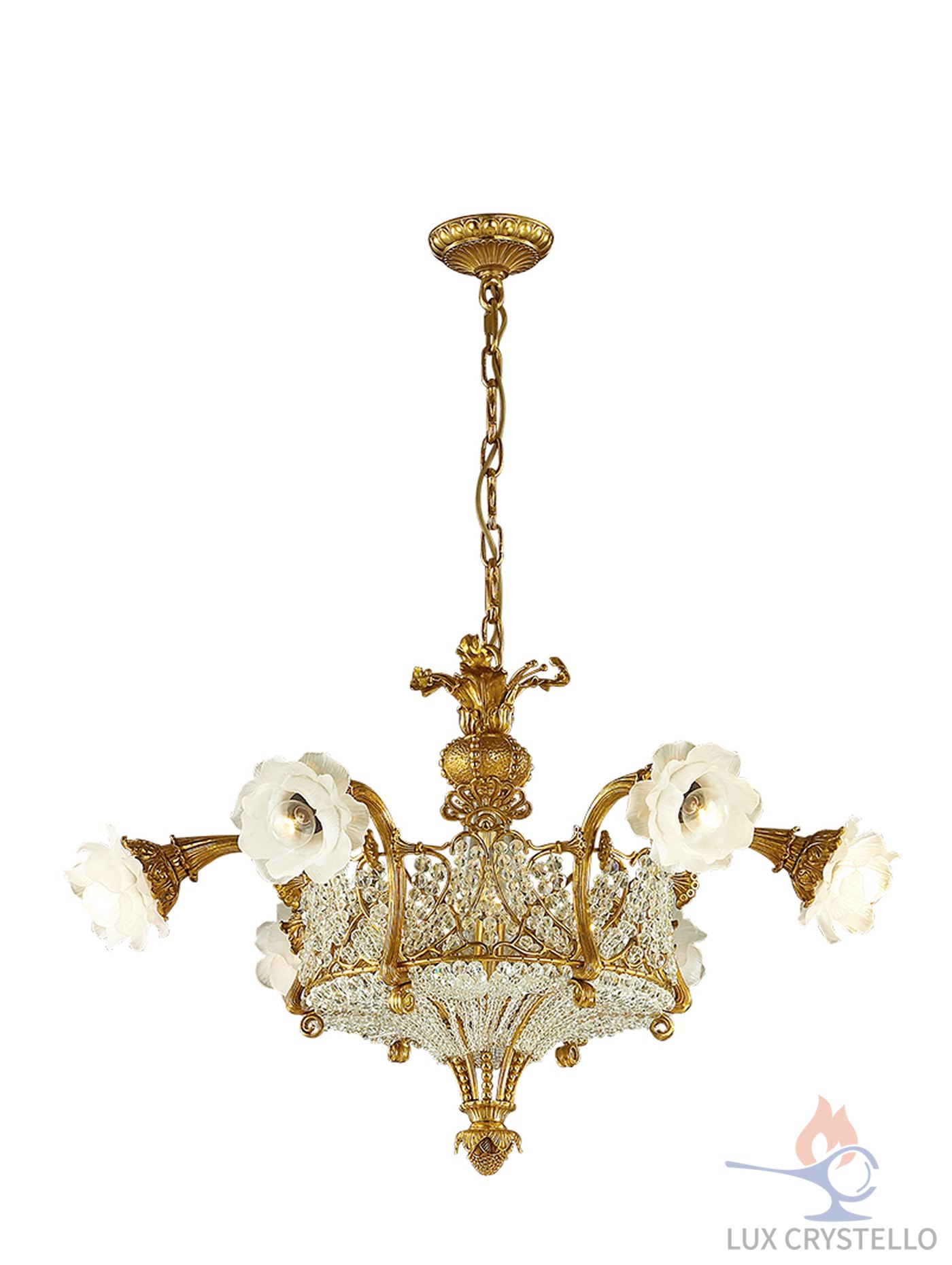 french style Brass chandeliers manufacturer-MD1603-6+3