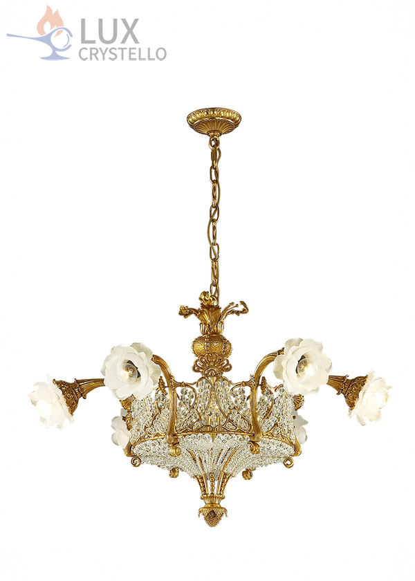 french style Brass chandeliers manufacturer-MD1603-6+3 french style Brass chandeliers manufacturer-MD1603-6+3