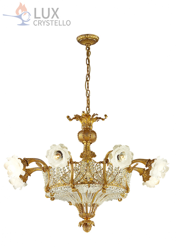 french style Brass chandeliers manufacturer-MD1603-8+4 french style Brass chandeliers manufacturer-MD1603-8+4