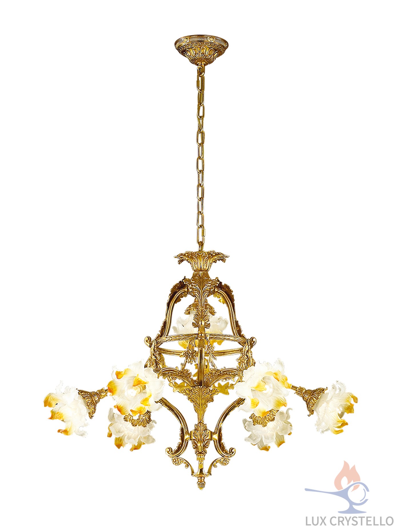 french style Brass chandeliers manufacturer-MD1605-6+1
