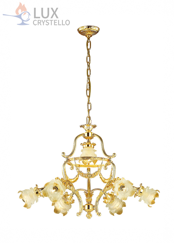 french style Brass chandeliers manufacturer-MD1605-6+1B french style Brass chandeliers manufacturer-MD1605-6+1B