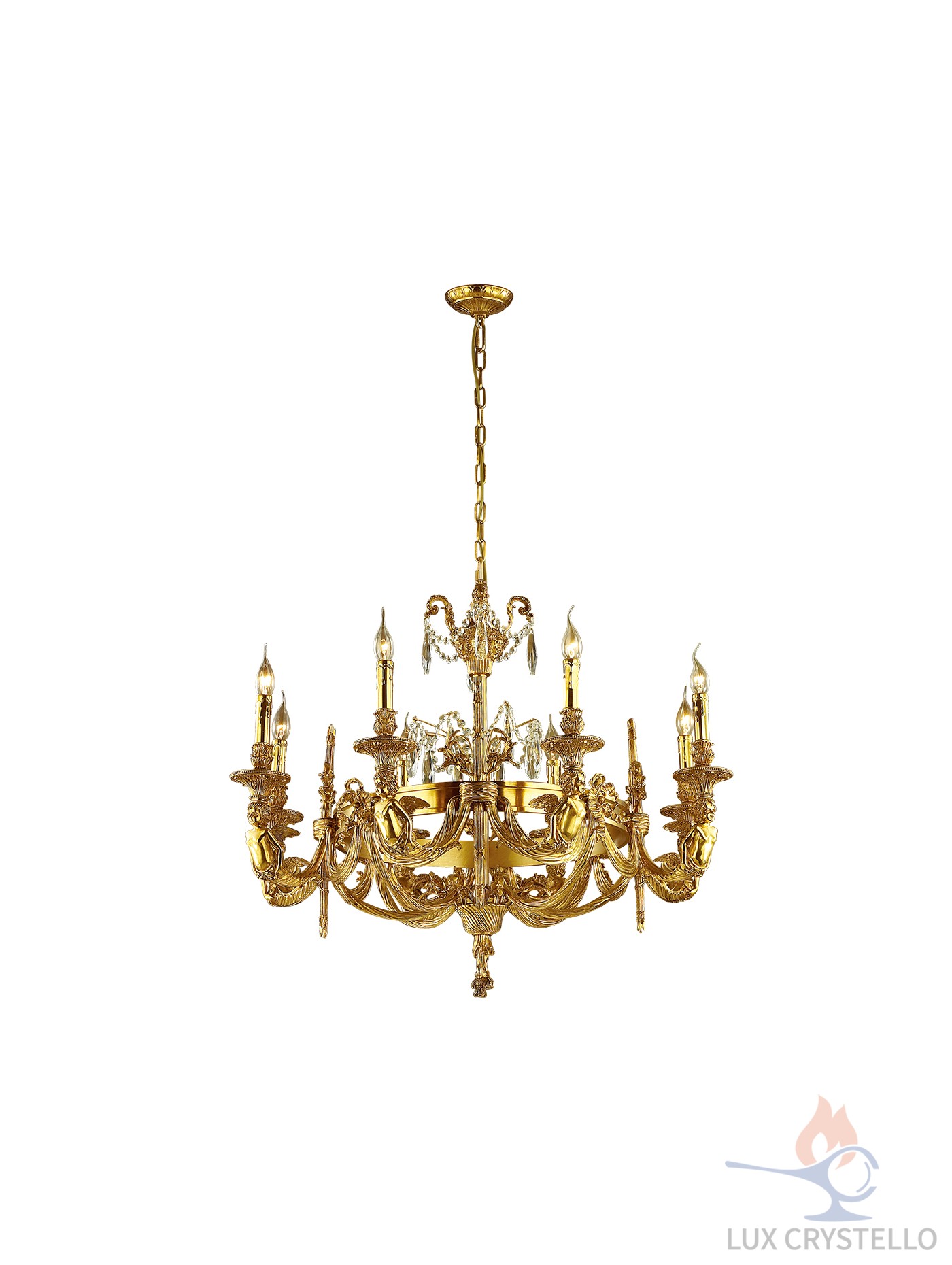 french style Brass chandeliers manufacturer-MD1610-8B