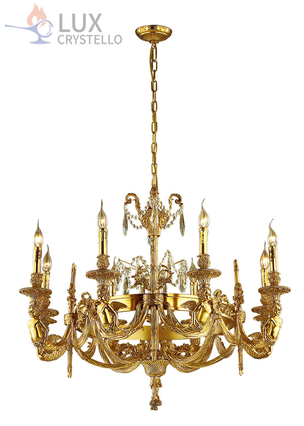 french style Brass chandeliers manufacturer-MD1610-8B